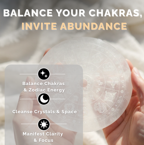 Crystal Recharging Selenite Plate