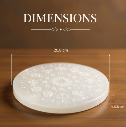 Crystal Recharging Selenite Plate