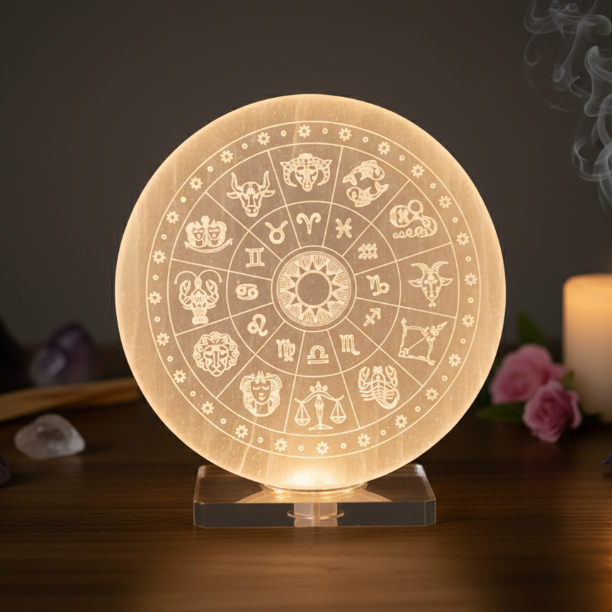 Crystal Recharging Selenite Plate