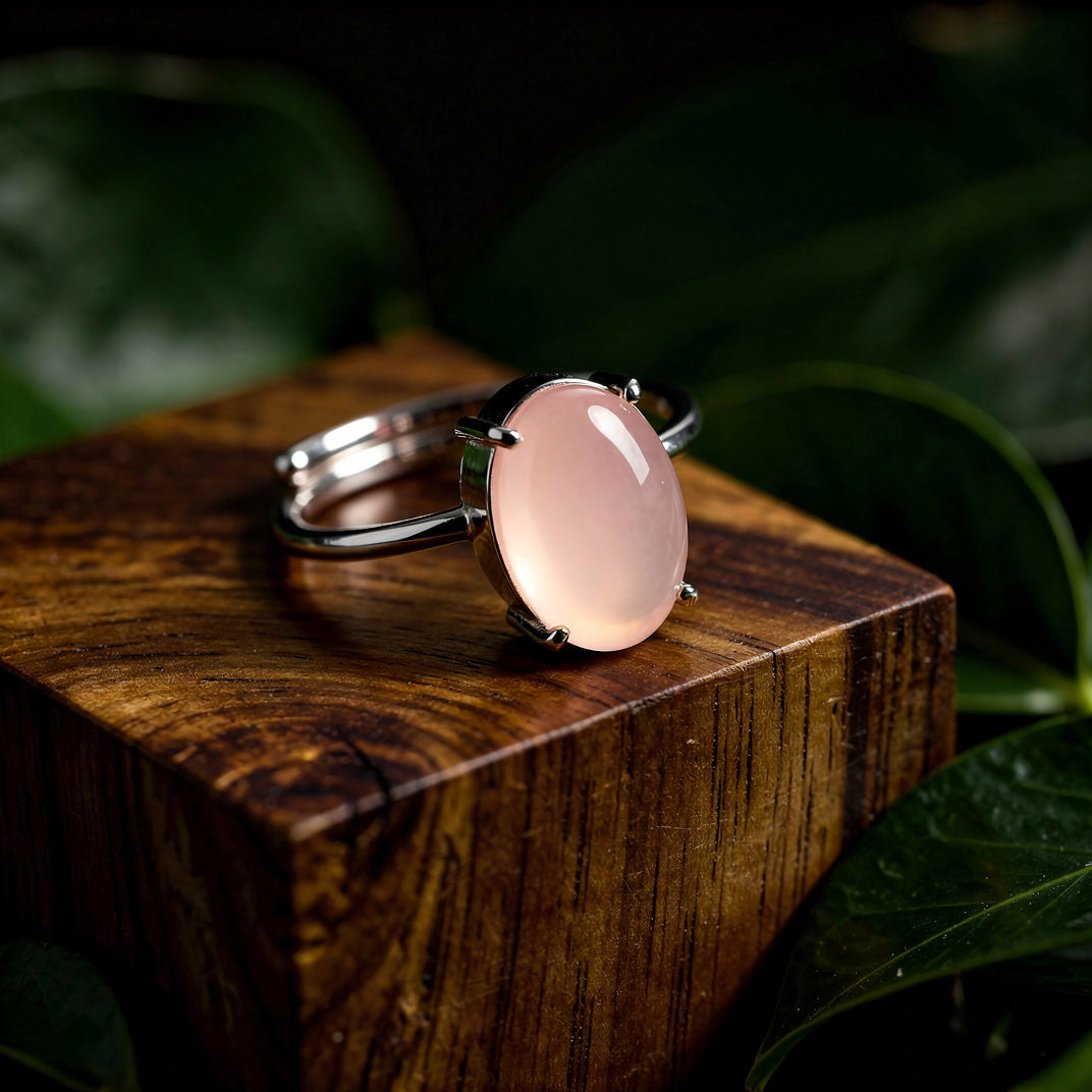 Rose Quartz Ring