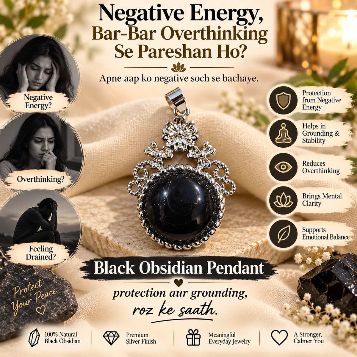 Black Onyx Pendant