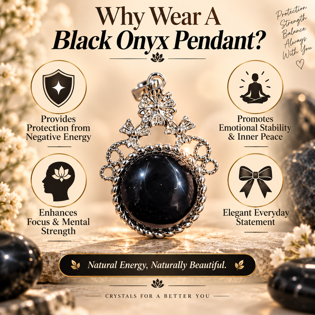 Black Onyx Pendant