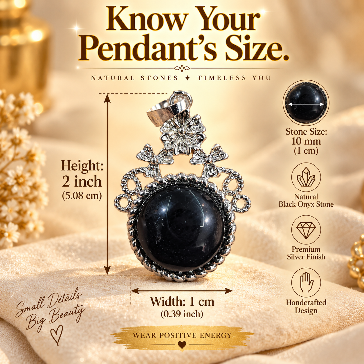 Black Onyx Pendant