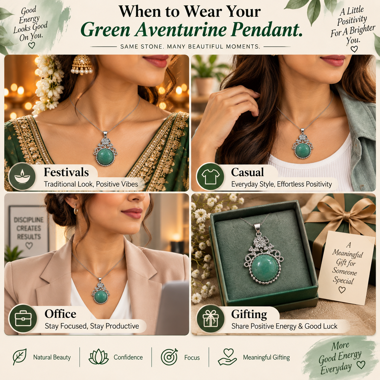 Green Aventurine Pendant