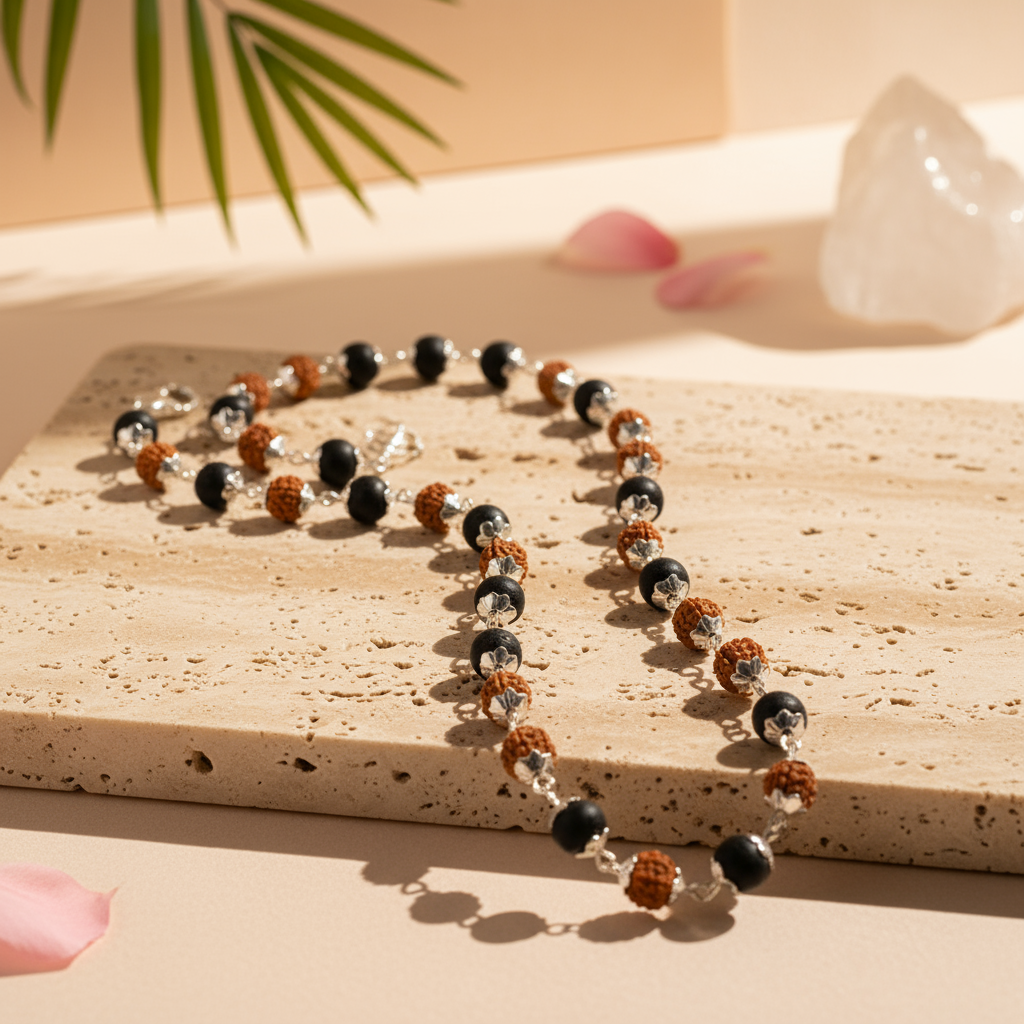 Divya Raksha Rudraksha & Karungali Mala