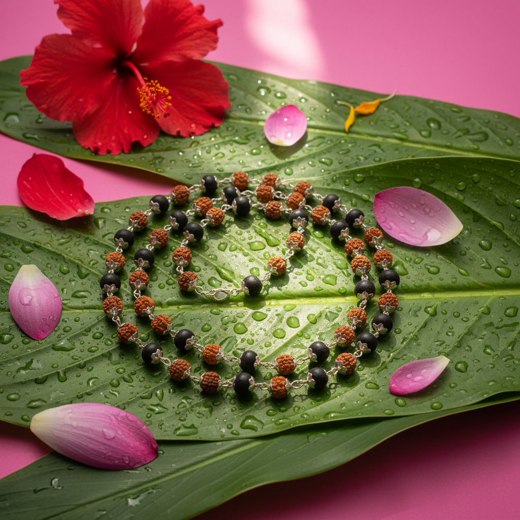 Divya Raksha Rudraksha & Karungali Mala