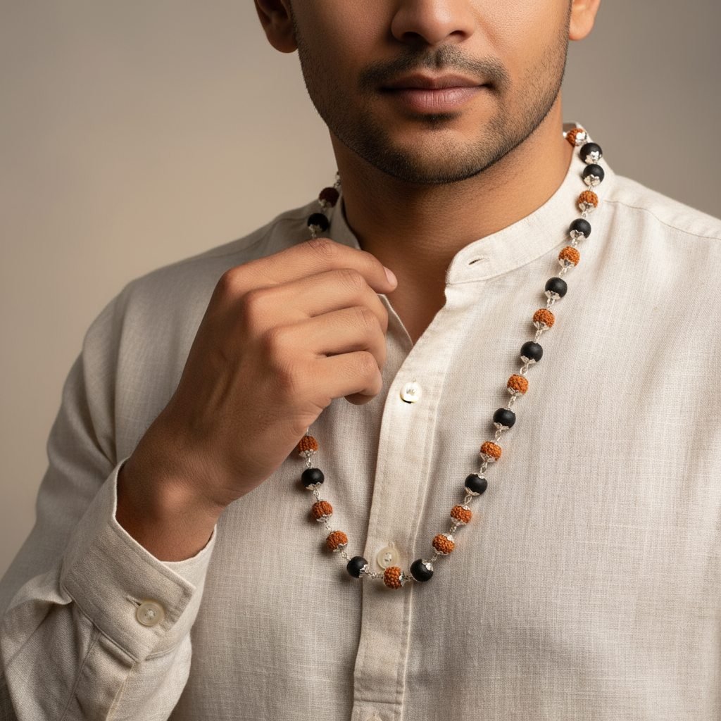 Divya Raksha Rudraksha & Karungali Mala