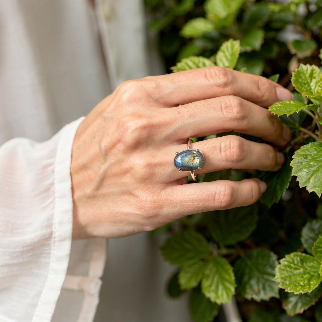 Labradorite Ring