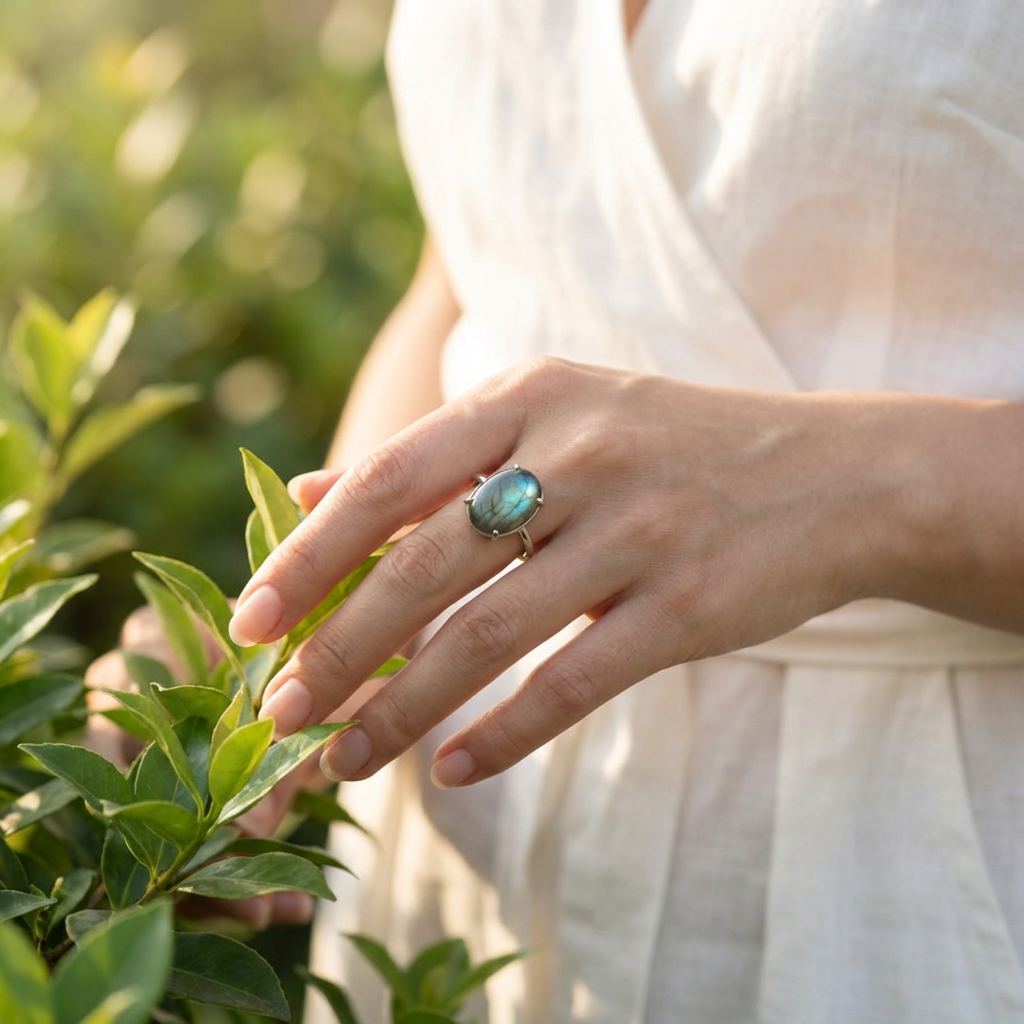 Labradorite Ring