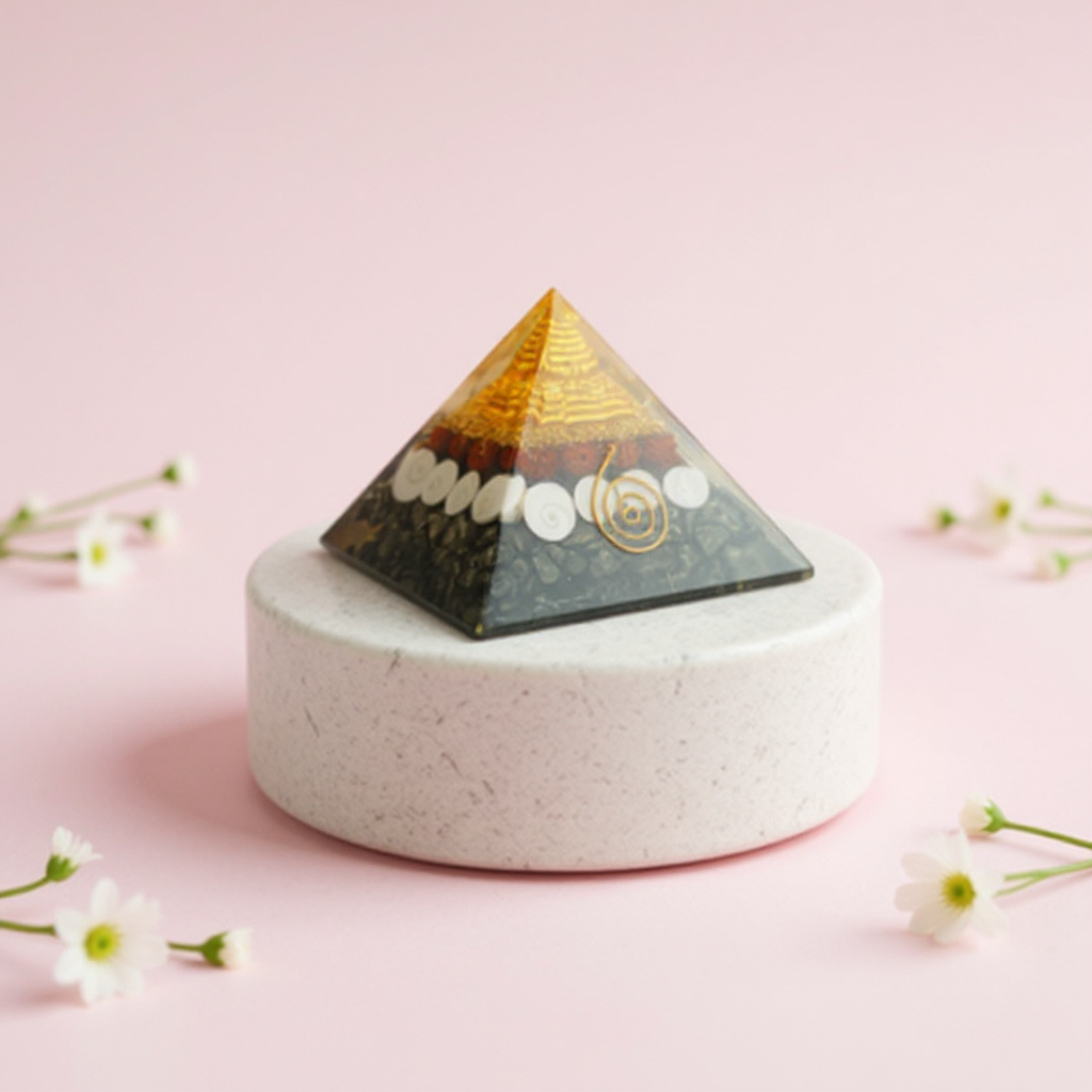 Pyrite Money Magnet Pyramid