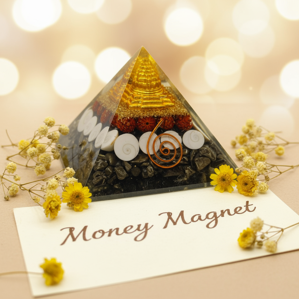 Pyrite Money Magnet Pyramid