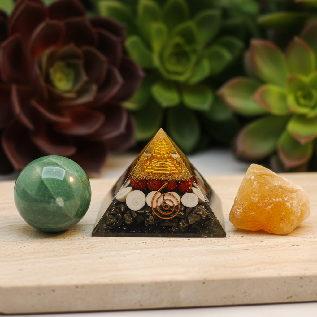 Pyrite Money Magnet Pyramid