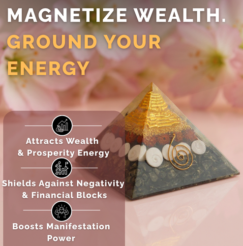 Pyrite Money Magnet Pyramid