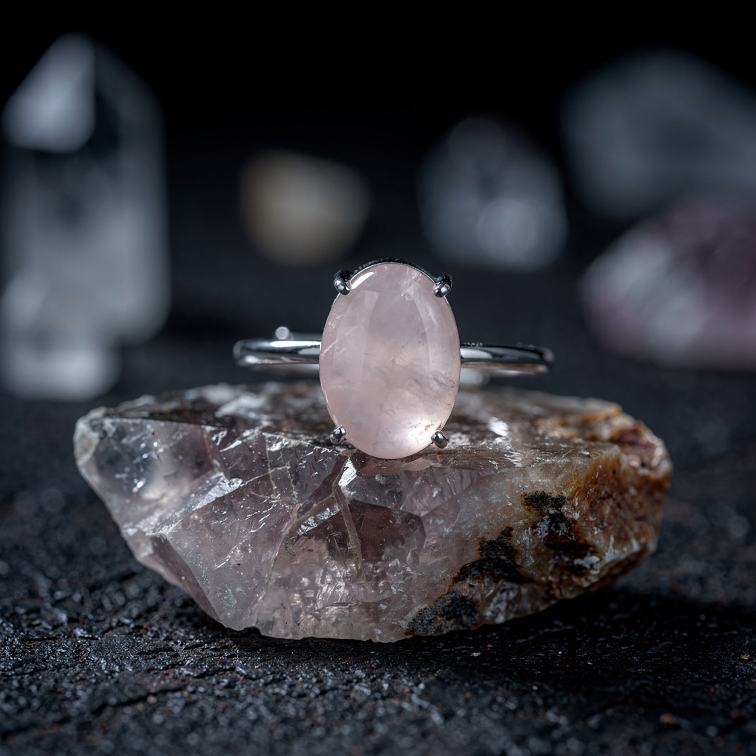 Rose Quartz Ring