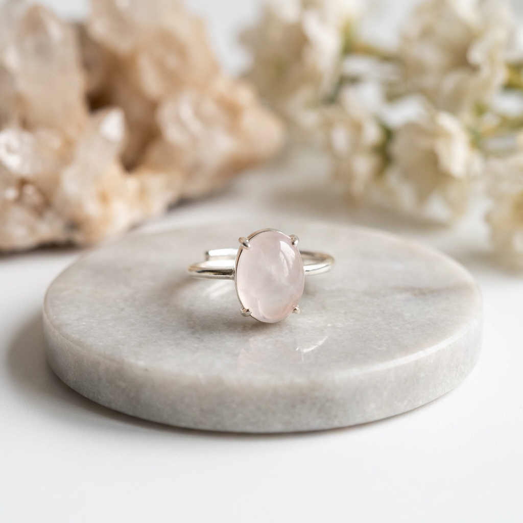 Rose Quartz Ring