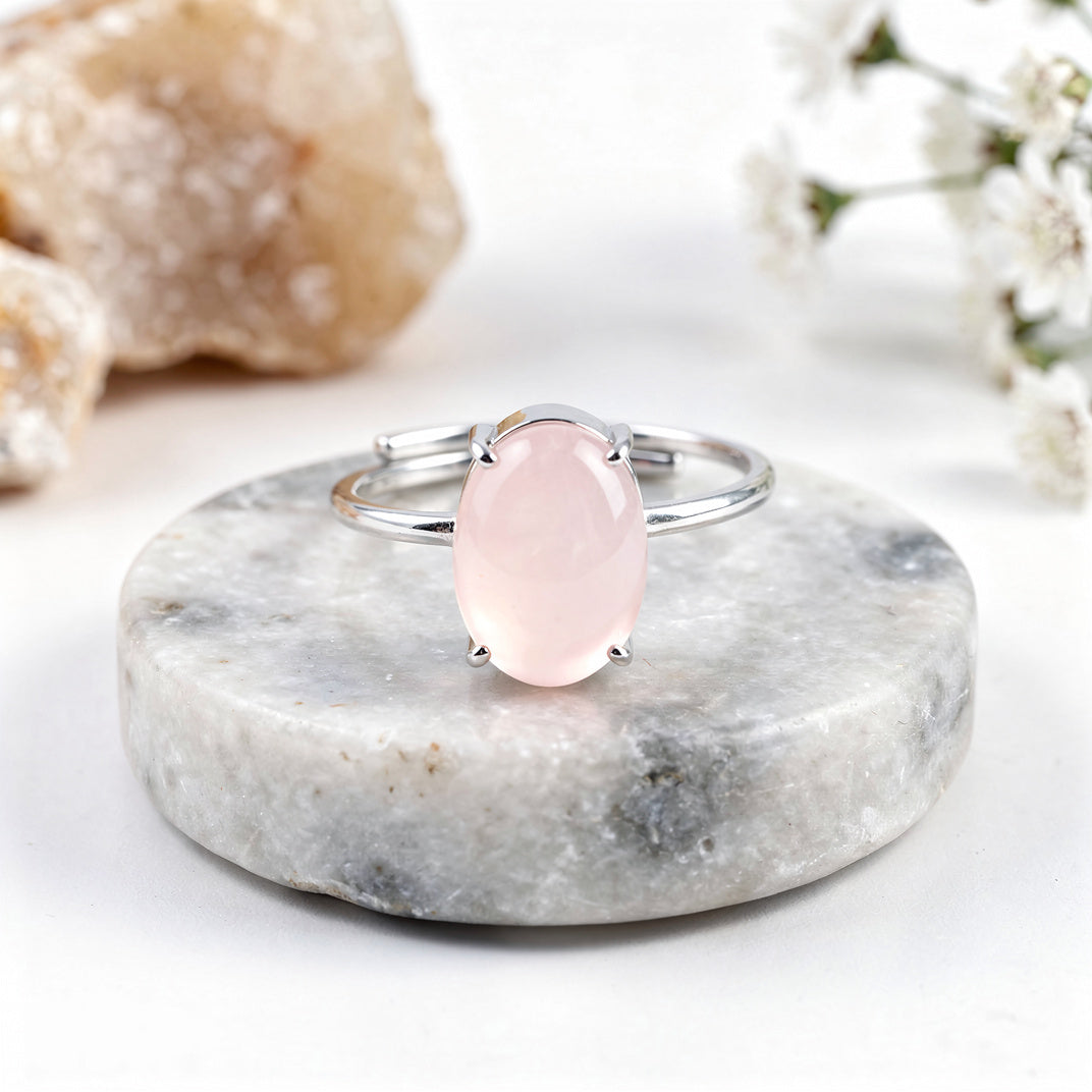 Rose Quartz Ring