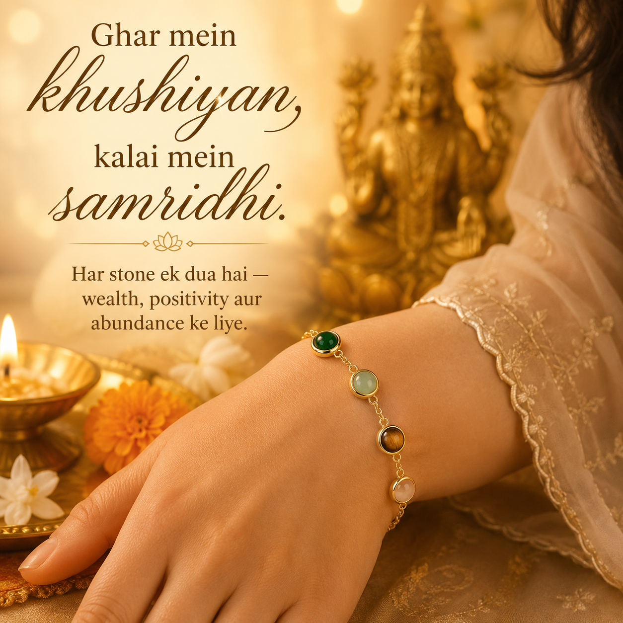 Metal Dhan Yog Women Bracelet