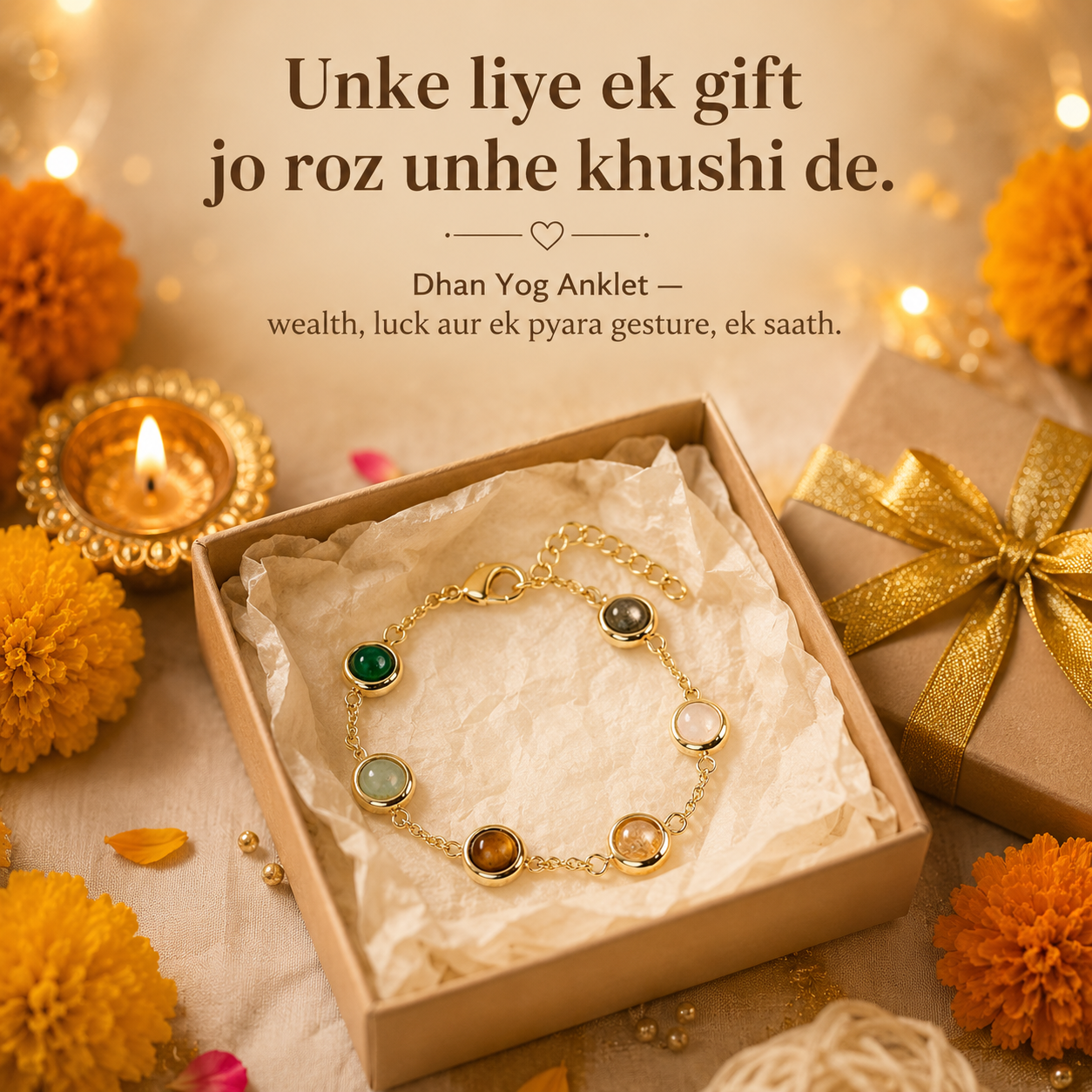 Metal Dhan Yog Women Bracelet