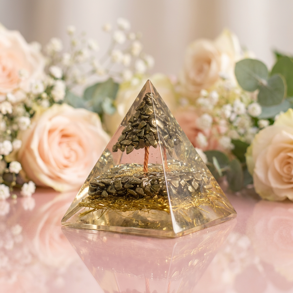 Pyrite Money Magnet Pyramid